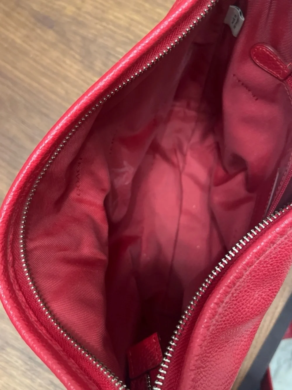 Coach pebbled leather